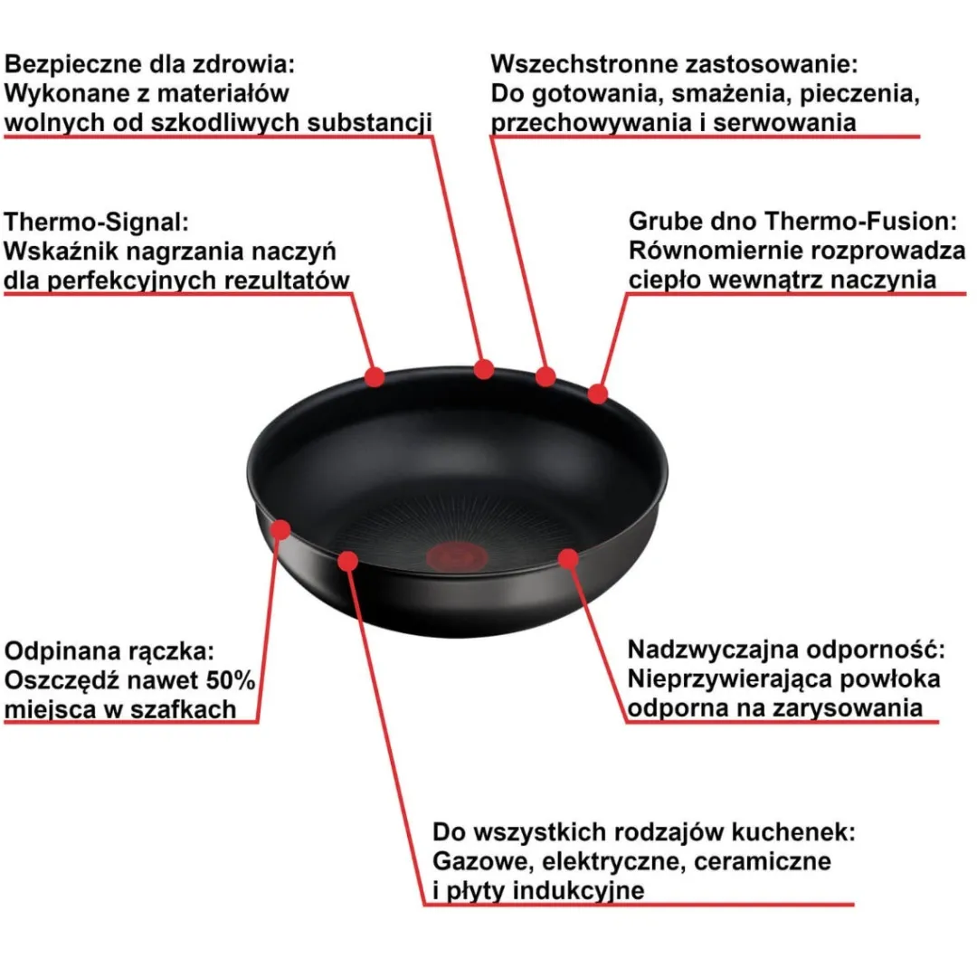 Wok TEFAL INGENIO UNLIMITED 26 cm