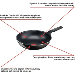 Wok TEFAL XL INTENSE 28cm