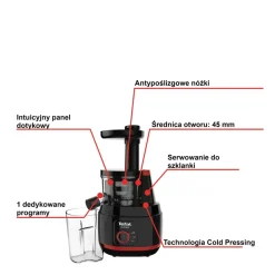 Wyciskarka wolnoobrotowa TEFAL JUICEO ZC150838