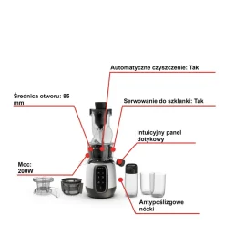 Wyciskarka wolnoobrotowa TEFAL ULTRA JUICE DIGIT ZC605D38