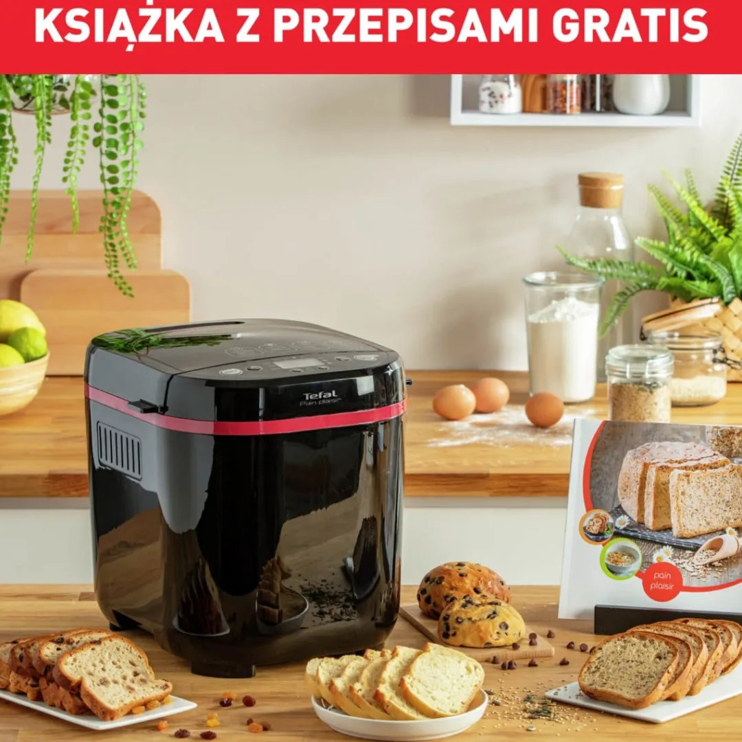 Wypiekacz do chleba, Pain&Plaisir PF2208, 17 programów, 700W, 1kg
