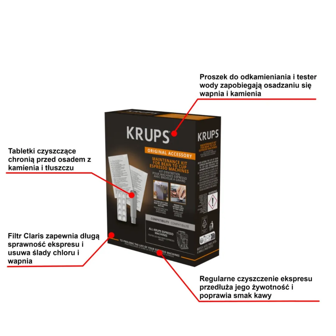 2x Zestaw do konserwacji ekspresów automatycznych KRUPS XS5300