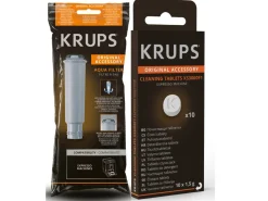 Zestaw filtr KRUPS Claris Aqua F088 i tabletki czyszczące XS300