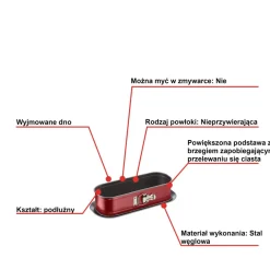 Zestaw form do pieczenia TEFAL Delibake 5 elementów