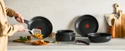 Zestaw garnki ceramiczne Tefal Ingenio Excellence Ceramic 16/18/20cm rączka