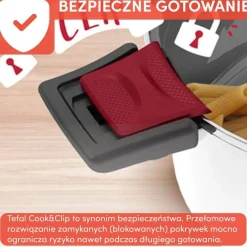 Zestaw garnków i patelni TEFAL Cook&Clip Emotion 12 el.