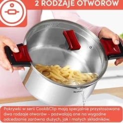 Zestaw garnków i patelni TEFAL Cook&Clip Emotion 12 el.