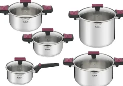Zestaw garnków i patelni TEFAL Cook&Clip Emotion 12 el.