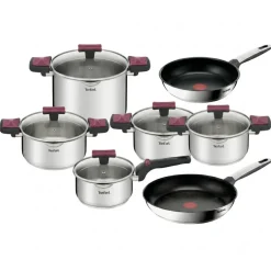 Zestaw garnków i patelni TEFAL Cook&Clip Emotion 12 el.