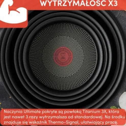 Zestaw garnków i patelni TEFAL INGENIO ULTIMATE - 10 elementów