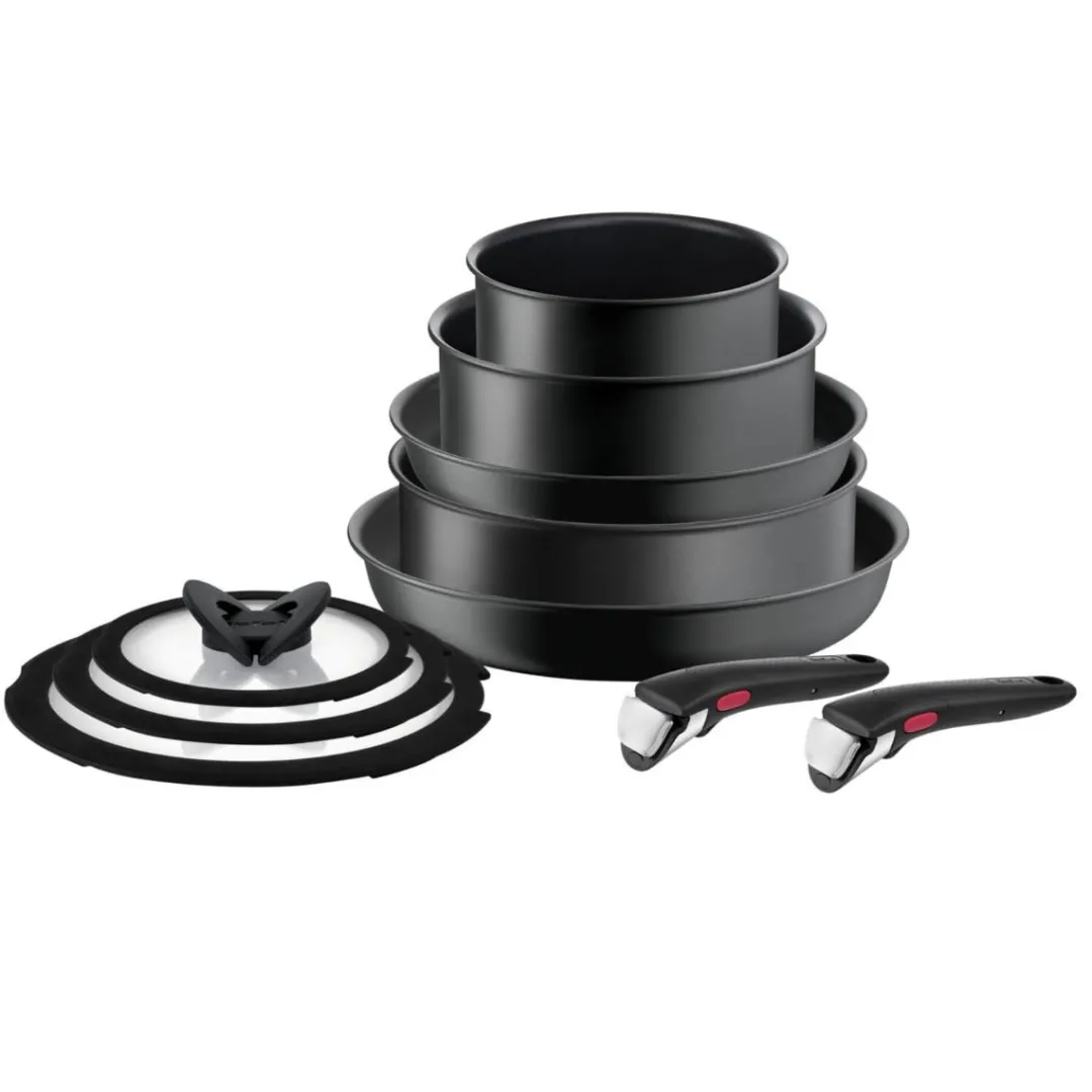 Zestaw garnków i patelni TEFAL INGENIO ULTIMATE - 10 elementów