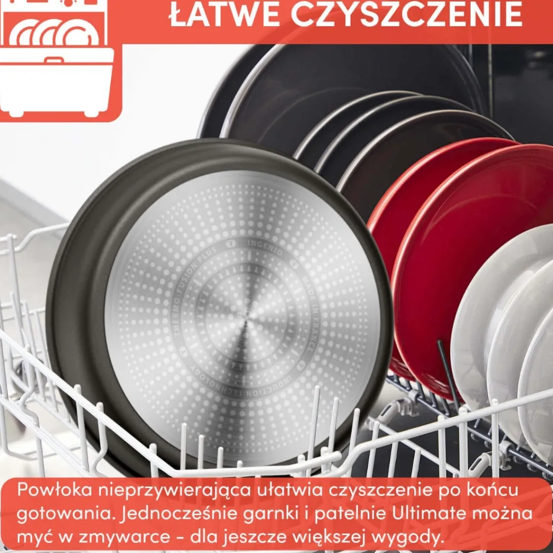 Zestaw garnków i patelni TEFAL INGENIO ULTIMATE - 12 elementów