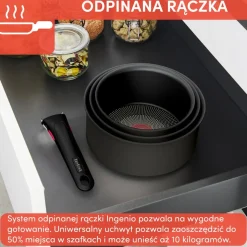 Zestaw garnków i patelni TEFAL INGENIO ULTIMATE - 12 elementów