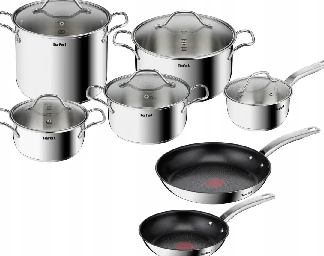 Zestaw garnków i patelni TEFAL Intuition 12 el.