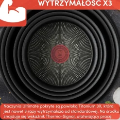 Zestaw garnków i patelni TEFAL INGENIO ULTIMATE 12 el.