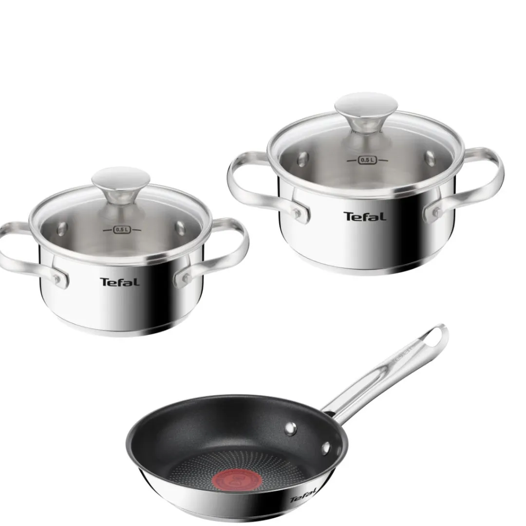 Zestaw garnków i patelni Tefal Minis 3 el.