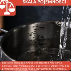 Zestaw garnków i patelni TEFAL Nordica 10 elementów