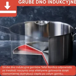 Zestaw garnków i patelni TEFAL Nordica 10 elementów