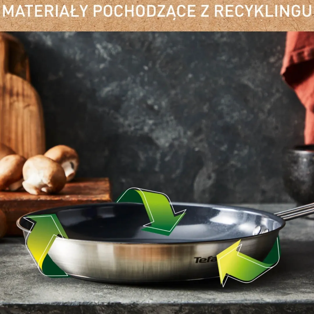 Zestaw garnków i patelni TEFAL Nordica 10 elementów