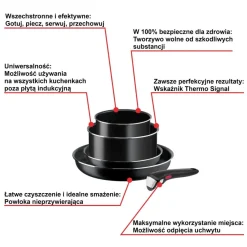 Zestaw garnków i patelni TEFAL INGENIO EASY COOK&CLEAN - 5 elementów