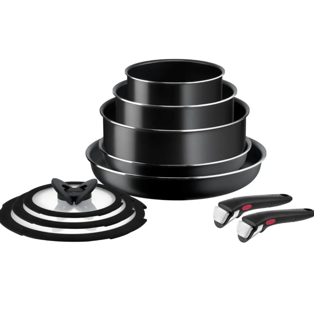 Zestaw garnków i patelni TEFAL INGENIO EASY COOK&CLEAN - 10 elementów