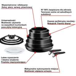 Zestaw garnków i patelni TEFAL INGENIO EASY COOK&CLEAN - 13 elementów