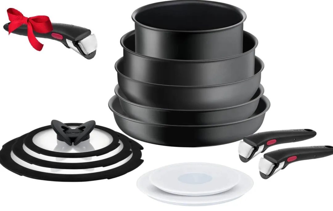 Zestaw garnków i patelni Tefal Ingenio Ultimate 12 elementów + Uniwersalna rączka Ingenio