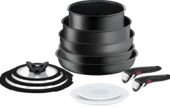 Zestaw garnków i patelni Tefal Ingenio Ultimate 12 elementów + Uniwersalna rączka Ingenio