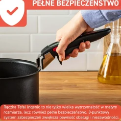 Zestaw garnków i patelni Tefal Ingenio Emotion 22 elementy + Uniwersalna rączka Ingenio