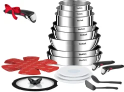 Zestaw garnków i patelni Tefal Ingenio Emotion indukcja 20 elementów + Rączka Ingenio