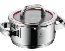 Zestaw garnków stalowych WMF Function4 i patelni stalowej WMF Profi Plus 28 cm
