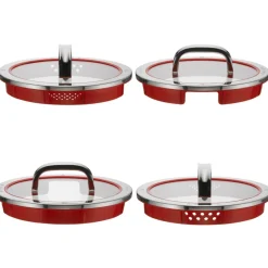 Zestaw garnków stalowych WMF Function4 i patelni stalowej WMF Profi Plus 28 cm