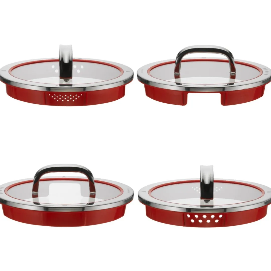 Zestaw garnków stalowych WMF Function4 i patelni stalowej WMF Profi Plus 28 cm