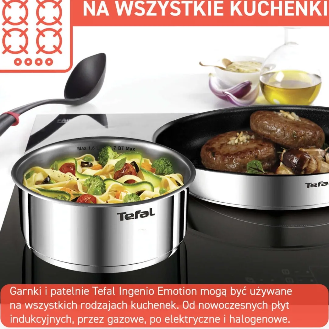 Zestaw garnków TEFAL INGENIO EMOTION - 4 elementy