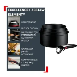 Zestaw garnków Tefal Ingenio Excellence+ 16/18/20cm FusionCore