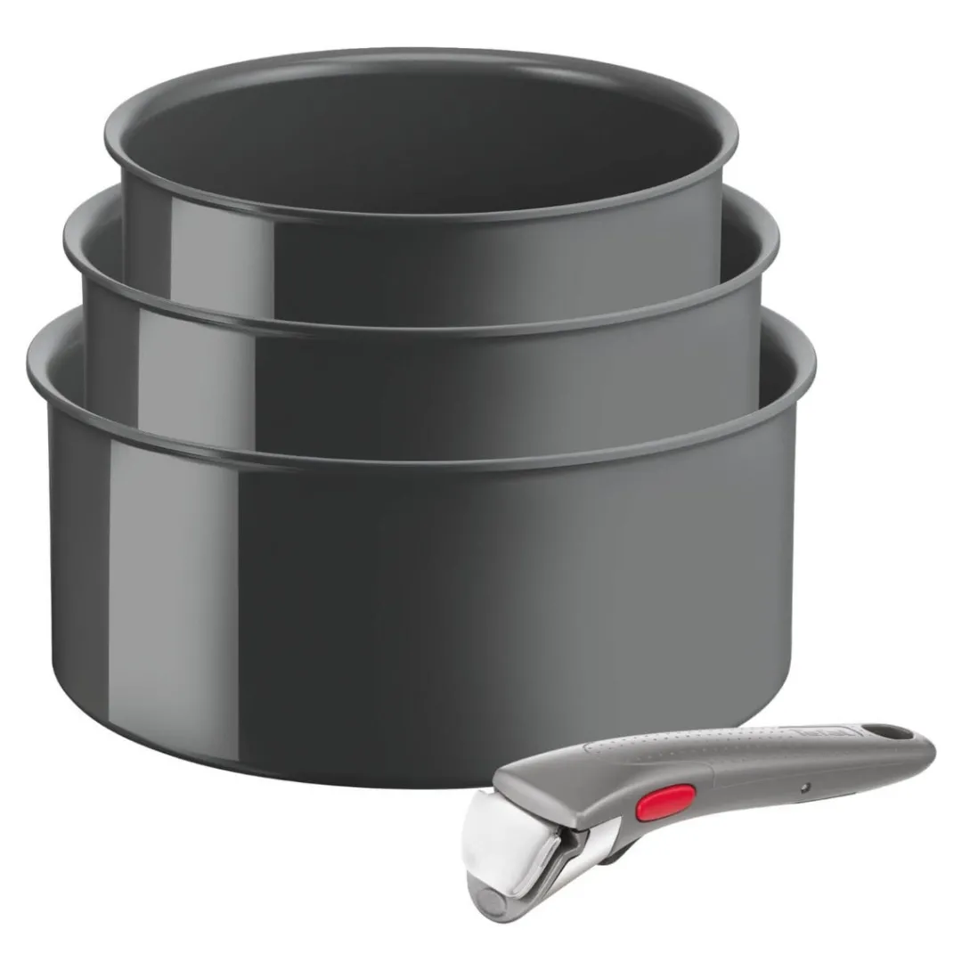 Zestaw garnków Tefal Ingenio Renew 16/18/20cm + hermetyczne pokrywki