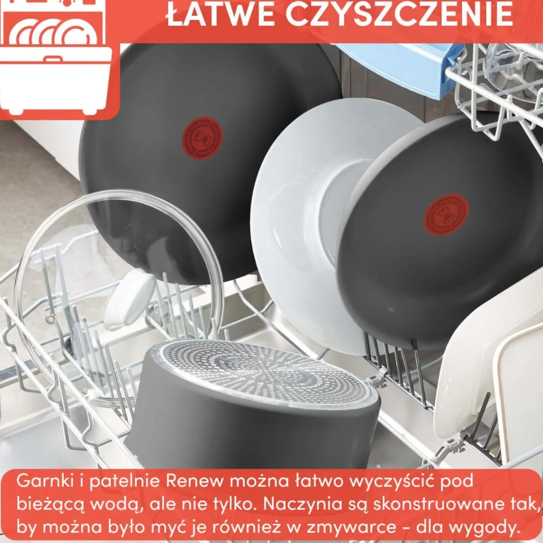 Zestaw garnków Tefal Ingenio Renew 16/18/20cm + hermetyczne pokrywki