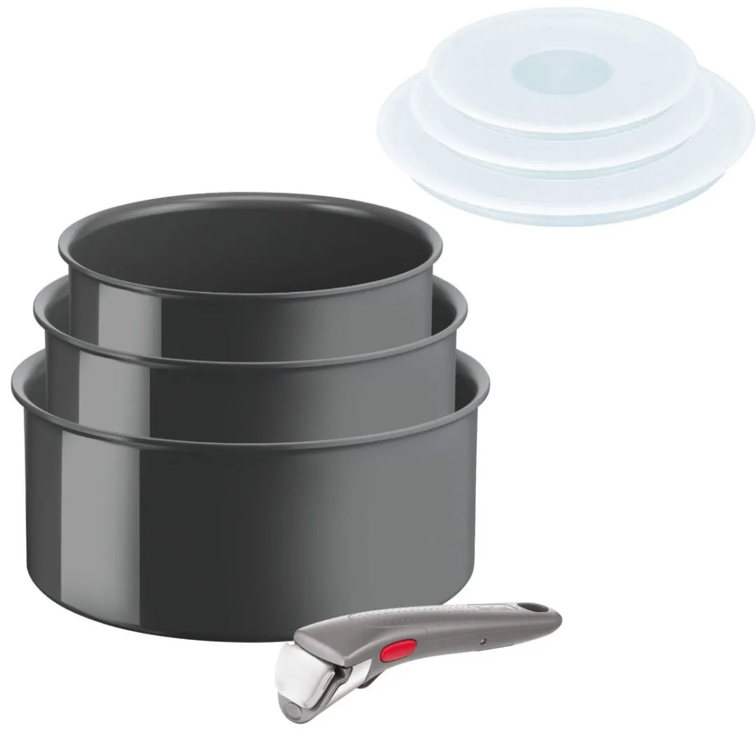 Zestaw garnków Tefal Ingenio Renew 16/18/20cm + hermetyczne pokrywki