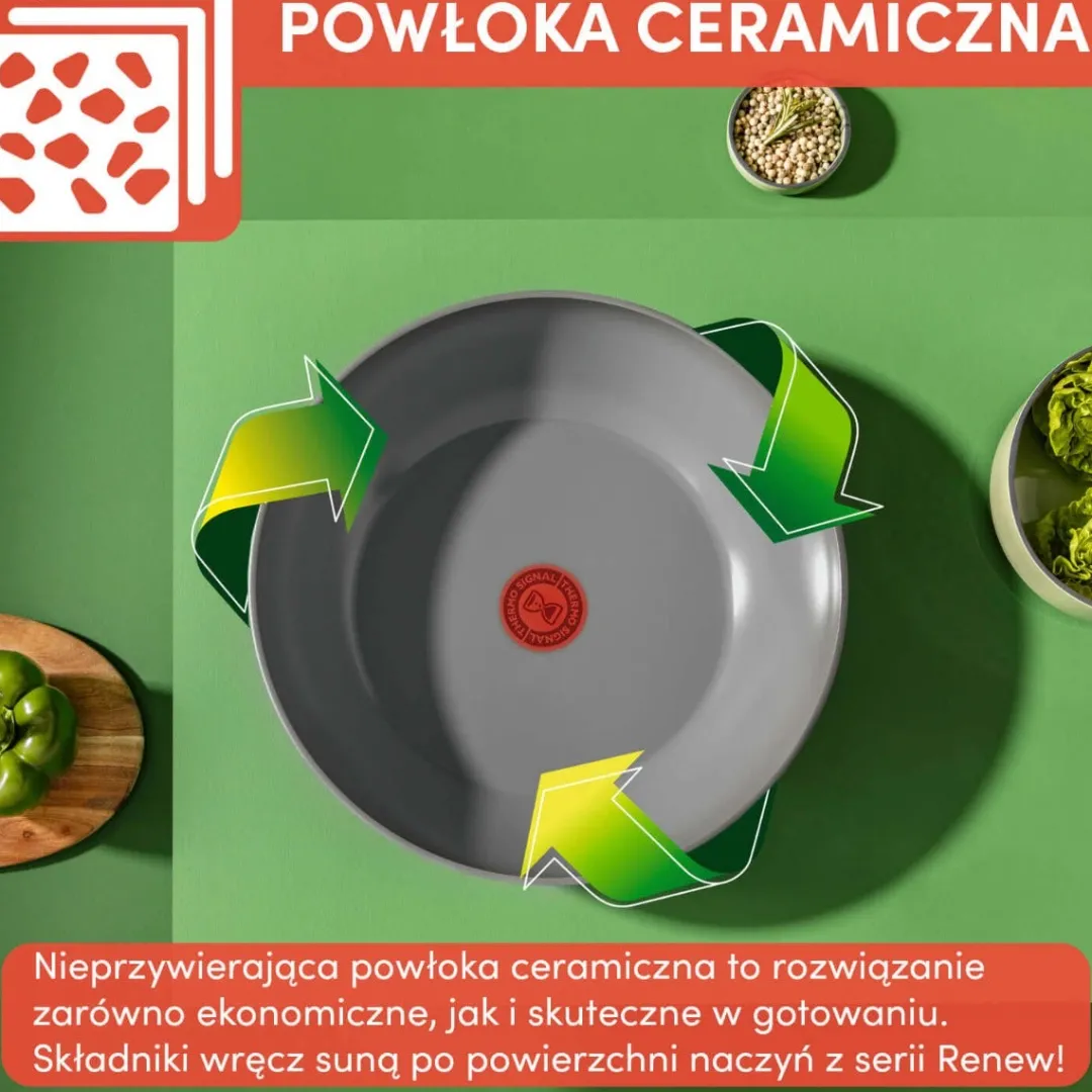 Zestaw garnków Tefal Ingenio Renew 4 elementy + pokrywka do odcedzania, zestaw szklanych i hermetycznych