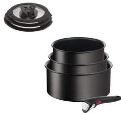 Zestaw garnków Tefal Ingenio Unlimited 16/18/20cm + szklane pokrywki