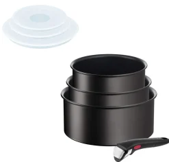 Zestaw garnków Tefal Ingenio Unlimited 16/18/20cm + hermetyczne pokrywki