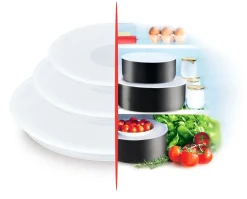 Zestaw garnków Tefal Ingenio Unlimited 4 elementy + szklane i hermetyczne pokrywki