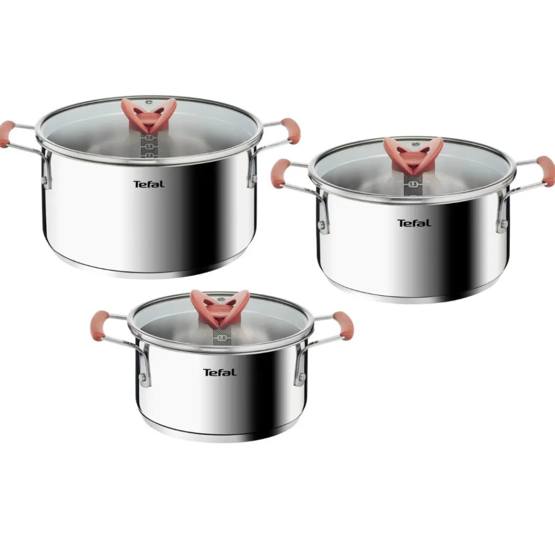 Zestaw garnków, TEFAL OPTI'SPACE, 6 elementów
