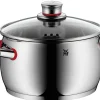 Zestaw garnków WMF Quality One i patelnia stalowa WMF Profi Plus 28 cm
