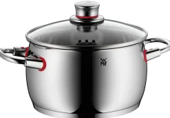 Zestaw garnków WMF Quality One i patelnia stalowa WMF Profi Plus 28 cm