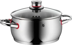 Zestaw garnków WMF Quality One i patelnia stalowa WMF Profi Plus 28 cm
