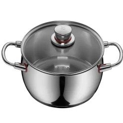 Zestaw garnków WMF Quality One i patelnia stalowa WMF Profi Plus 28 cm