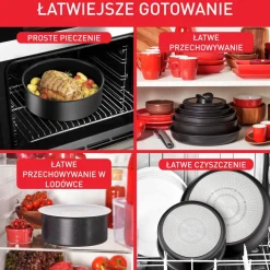 Zestaw 3 garnków z odpinaną rączką TEFAL INGENIO UNLIMITED
