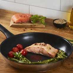 Zestaw garnków z pokrywkami i patelnie TEFAL Opti'Space Intuition - 8 elementów