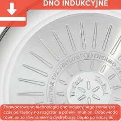 Zestaw garnków z pokrywkami i patelnie TEFAL Opti'Space Intuition - 8 elementów